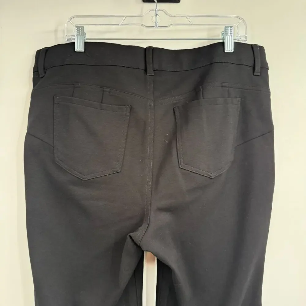 NWOT Torrid Studio Luxe Bombshell Bootcut Ponte Pants Size 18XS Black High-Rise